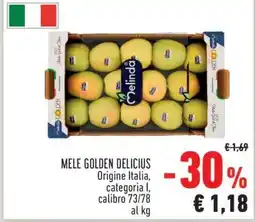 Conad MELE GOLDEN DELICIUS offerta