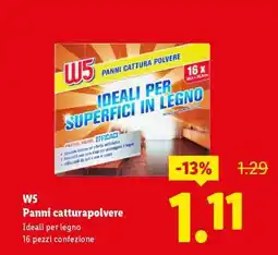 Lidl W5 Panni catturapolvere offerta