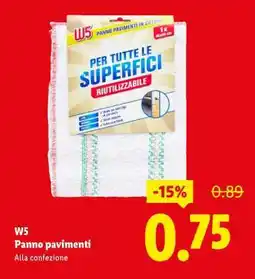 Lidl W5 Panno pavimenti offerta