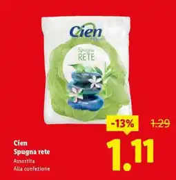 Lidl Cien Spugna rete offerta