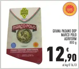 Conad GRANA PADANO DOP MARCO POLO AGRIFORM offerta