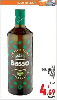 Conad Olio Extra Vergine di Oliva Basso offerta