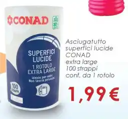 Conad Asciugatutto superfici lucide CONAD offerta