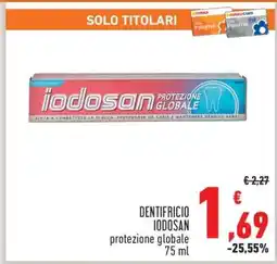 Conad DENTIFRICIO IODOSAN offerta