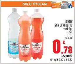 Conad Bibite San Benedetto offerta