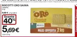 Coop BISCOTTI ORO SAIWA offerta