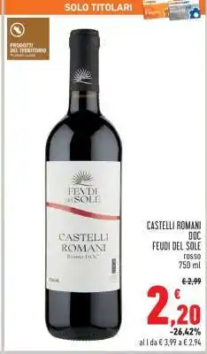 Conad Castelli Romani DOC Feudi del Sole offerta