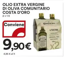 Coop OLIO EXTRA VERGINE DI OLIVA COMUNITARIO COSTA D’ORO offerta