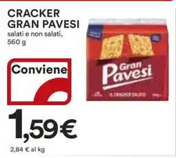 Coop Cracker Gran Pavesi offerta