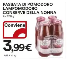 Coop PASSATA DI POMODORO LAMPOMODORO CONSERVE DELLA NONNA offerta