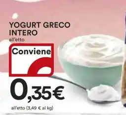Coop YOGURT GRECO INTERO offerta