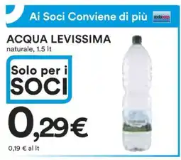Coop ACQUA LEVISSIMA offerta