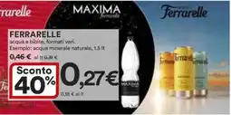 Coop Ferrarelle offerta