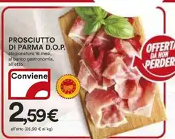Coop Prosciutto di Parma D.O.P offerta