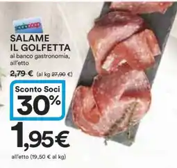 Coop SALAME IL GOLFETTA offerta