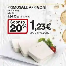 Coop PRIMOSALE ARRIGONI offerta