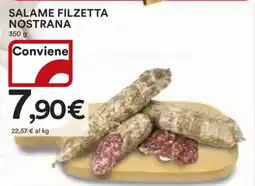 Coop SALAME FILZETTA NOSTRANA offerta