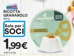 Coop RICOTTA GRANAROLO offerta