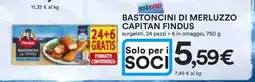 Coop Bastoncini di Merluzzo Capitan Findus offerta