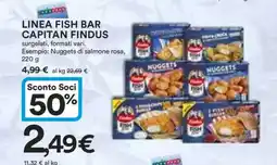 Coop LINEA FISH BAR CAPITAN FINDUS offerta