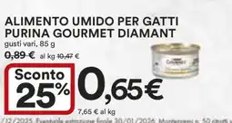 Coop ALIMENTO UMIDO PER GATTI PURINA GOURMET DIAMANT offerta