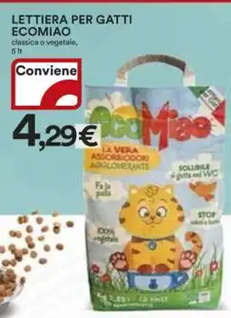Coop LETTIERA PER GATTI ECOMIAO offerta
