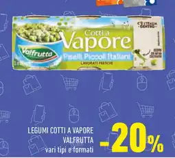 Conad Legumi cotti a vapore VALFRUTTA vari tipi e formati offerta
