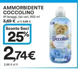Coop Ammorbidente Coccolino offerta