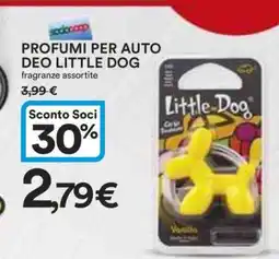 Coop PROFUMI PER AUTO DEO LITTLE DOG offerta