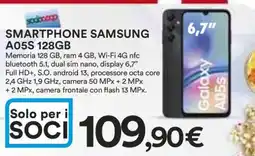 Coop SMARTPHONE SAMSUNG A05S 128GB offerta