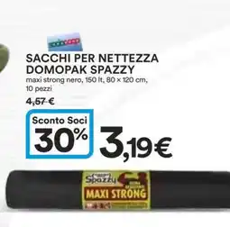 Coop SACCHI PER NETTEZZA DOMOPAK SPAZZY offerta