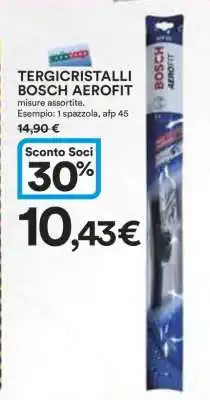 Coop TERGICRISTALLI BOSCH AEROFIT offerta