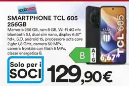 Coop SMARTPHONE TCL 605 256GB offerta