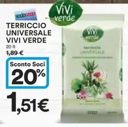 Coop TERRICCIO UNIVERSALE VIVI VERDE offerta