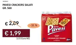 Prezzemolo e Vitale Pavesi crackers salati offerta
