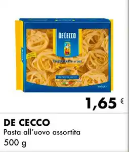 Iper Tosano DE CECCO Pasta all'uovo assortita offerta