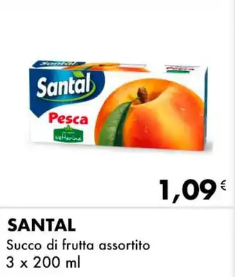 Iper Tosano SANTAL Succo di frutta assortito offerta