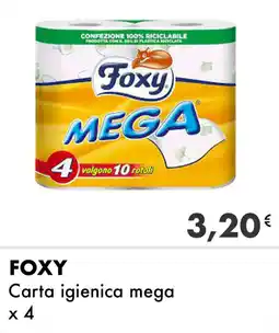 Iper Tosano FOXY Carta igienica mega offerta