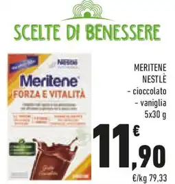 Conad MERITENE NESTLÈ cioccolato vaniglia offerta