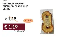 Prezzemolo e Vitale Tentazioni pugliesi friselle di grano duro offerta