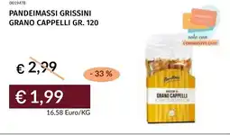 Prezzemolo e Vitale Pandeimassi grissini grano cappelli offerta
