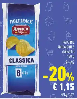 Conad Patatine AMICA Chips classiche offerta
