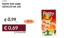 Prezzemolo e Vitale Poppy pop corn astuccio offerta