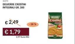 Prezzemolo e Vitale Delverde crostini integrali offerta