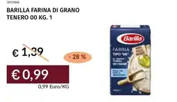 Prezzemolo e Vitale Barilla farina di grano tenero 00 offerta