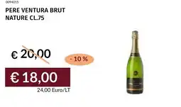 Prezzemolo e Vitale Pere ventura brut nature offerta