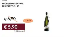 Prezzemolo e Vitale Mionetto legatura frizzante offerta