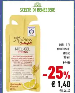Conad Miel-gel AMBROSOLI strong offerta