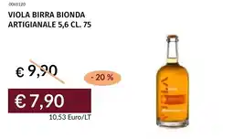 Prezzemolo e Vitale Viola birra bionda artigianale 5,6 offerta