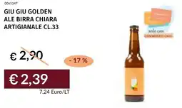 Prezzemolo e Vitale Giu giu golden ale birra chiara artigianale offerta